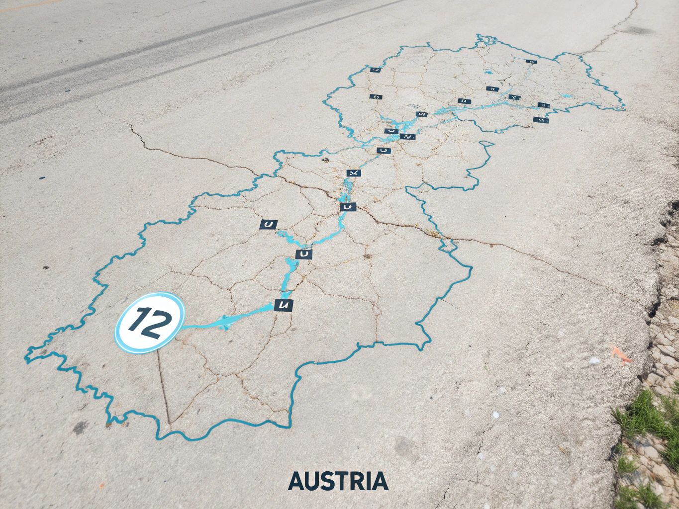 Österreich Mautzonen Karte